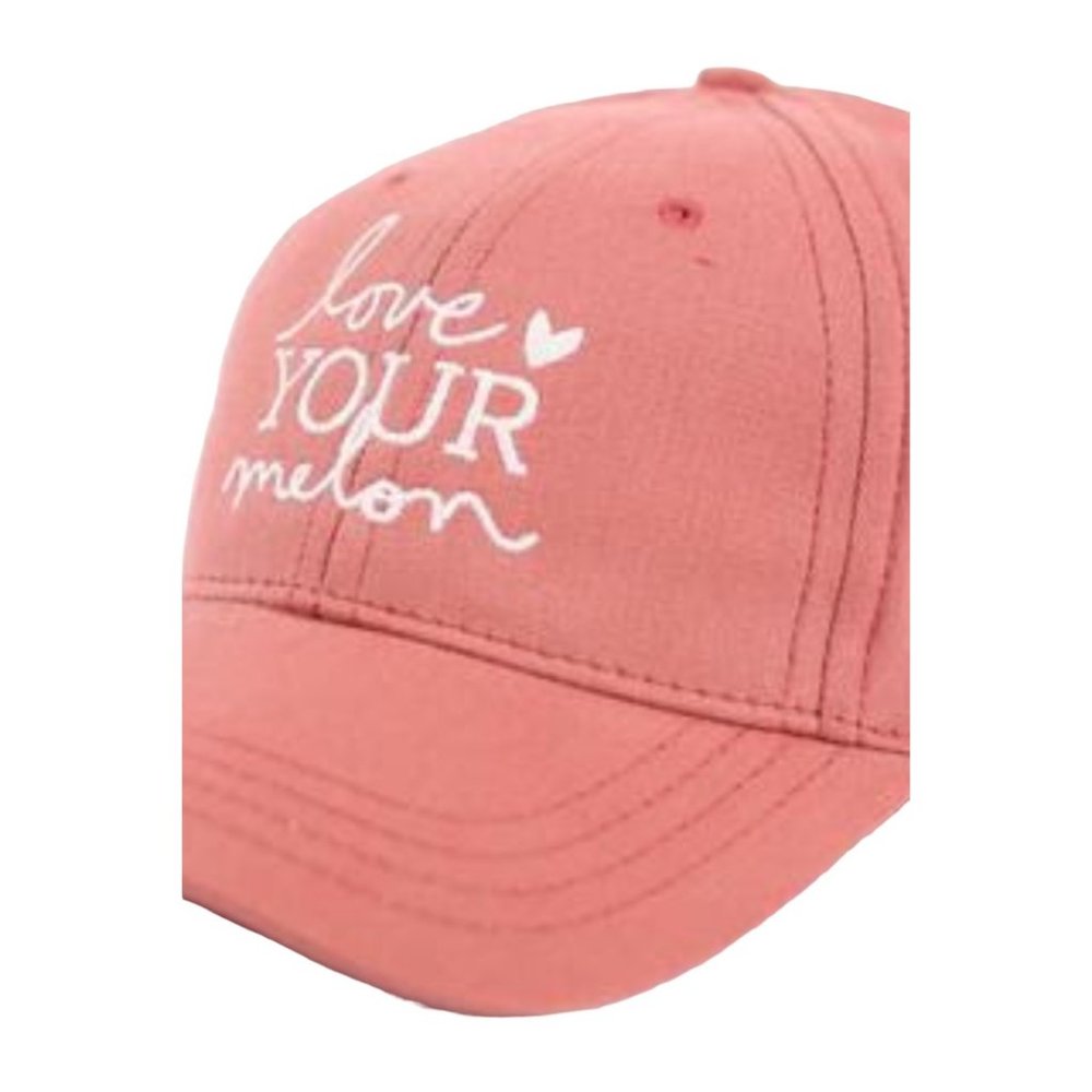 Love Your Melon Baseball Cap Pink One Size NWT